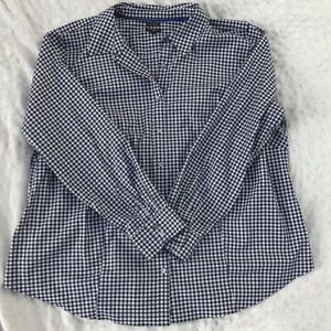 Talbots Wrinkle Resistant Button up - Plaid